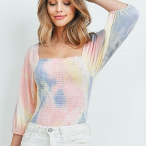 Tie Dye Body suit top - Picture 3 of 12